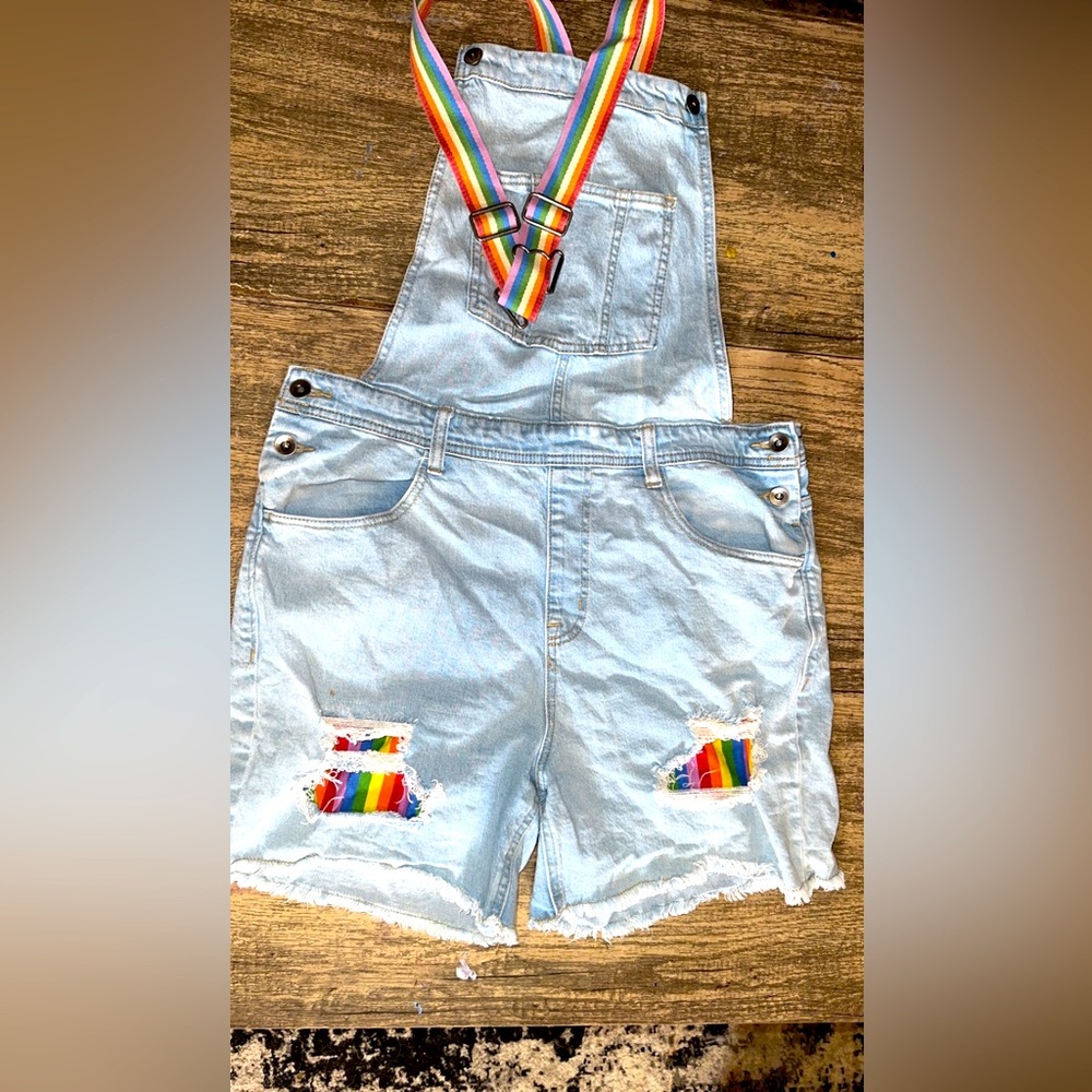 Pride Short Overalls